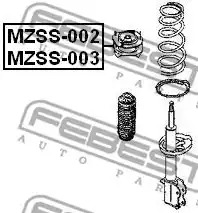 Подвеска FEBEST MZSS-003