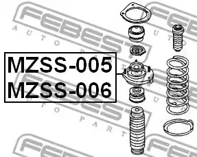 Подвеска FEBEST MZSS-006