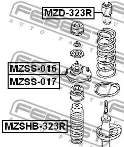 Подвеска FEBEST MZSS-016