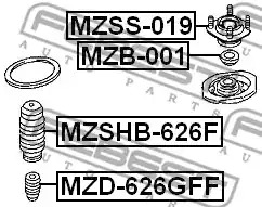 Подвеска FEBEST MZSS-019