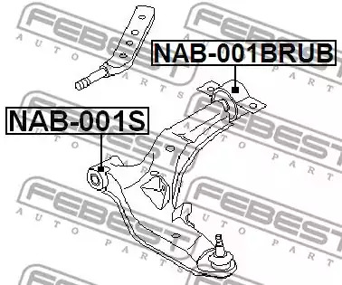 Подвеска FEBEST NAB-001BRUB