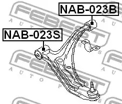 Подвеска FEBEST NAB-023B