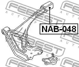 Подвеска FEBEST NAB-048