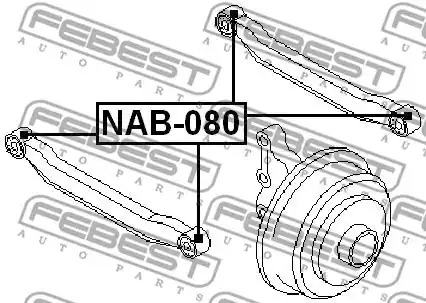 Подвеска FEBEST NAB-080