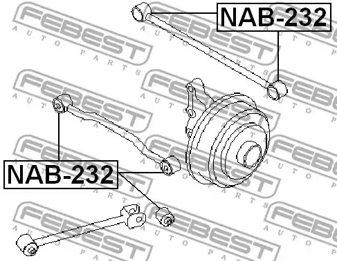 Подвеска FEBEST NAB-232