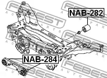 Подвеска FEBEST NAB-282