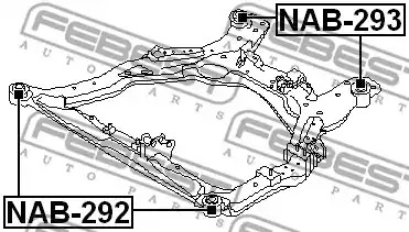 Подвеска FEBEST NAB-293