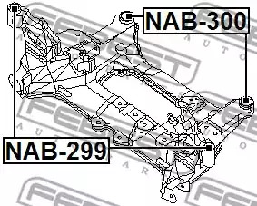 Подвеска FEBEST NAB-299