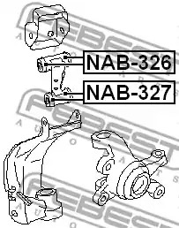 Подвеска FEBEST NAB-326