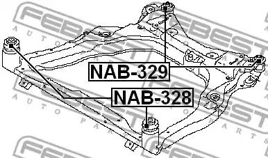 Подвеска FEBEST NAB-329