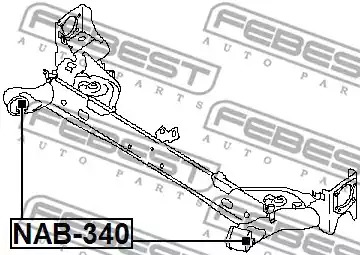 Подвеска FEBEST NAB-340