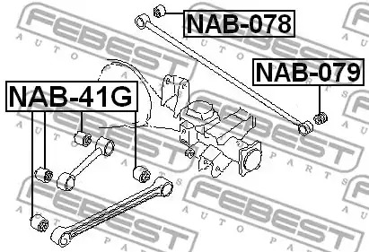 Подвеска FEBEST NAB-41G