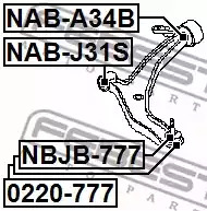 Подвеска FEBEST NAB-A34B