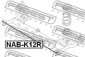 Подвеска FEBEST NAB-K12R