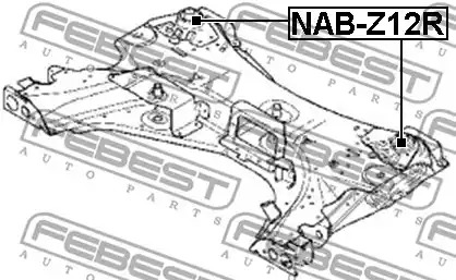 Подвеска FEBEST NAB-Z12R