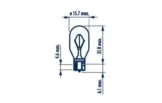 Лампа накаливания NARVA 17631 (W16W)