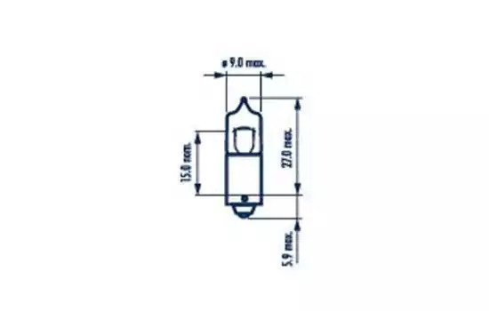 Лампа накаливания NARVA 68161 (H6W)