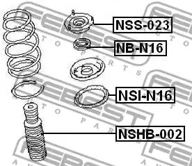 Подшипник FEBEST NB-N16