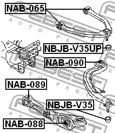 Ремкомплект FEBEST NBJB-V35UP