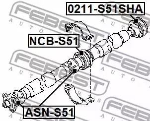 Подшипник FEBEST NCB-S51