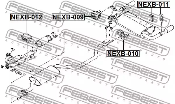 Монтажный комплект FEBEST NEXB-009