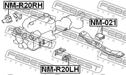 Подвеска FEBEST NM-021