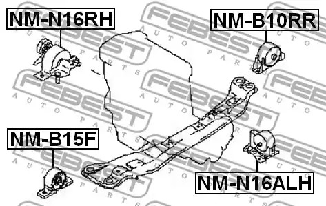 Подвеска FEBEST NM-B10RR