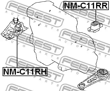 Подвеска FEBEST NM-C11RH