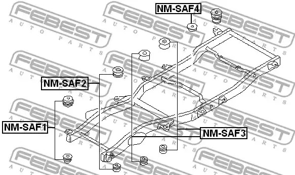 Подвеска FEBEST NM-SAF1