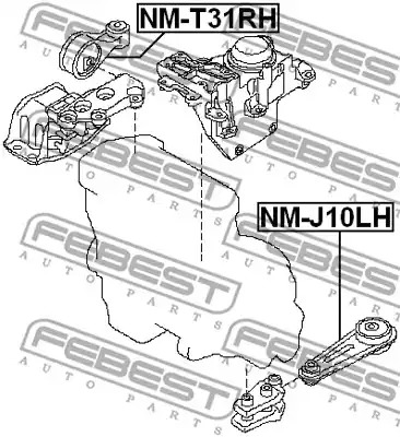 Подвеска FEBEST NM-T31RH