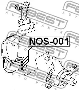 Ремкомплект FEBEST NOS-001