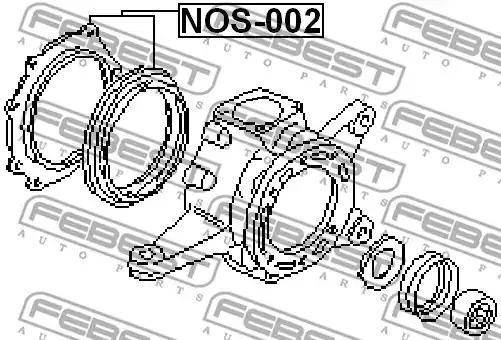 Ремкомплект FEBEST NOS-002