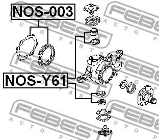 Ремкомплект FEBEST NOS-003