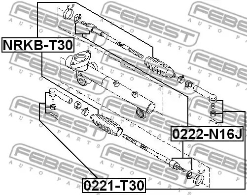 Пыльник FEBEST NRKB-T30