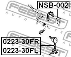 Подвеска FEBEST NSB-002