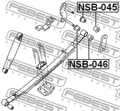 Втулка FEBEST NSB-046