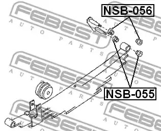 Втулка FEBEST NSB-056