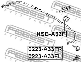 Подвеска FEBEST NSB-A33F