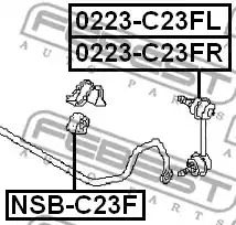 Подвеска FEBEST NSB-C23F