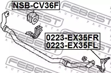 Подвеска FEBEST NSB-CV36F