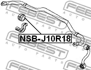 Подвеска FEBEST NSB-J10R18