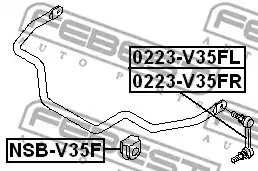 Подвеска FEBEST NSB-V35F