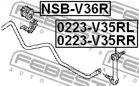 Подвеска FEBEST NSB-V36R