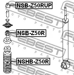 Дистанционная трубка FEBEST NSB-Z50RUP