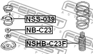 Защитный колпак / пыльник FEBEST NSHB-C23F