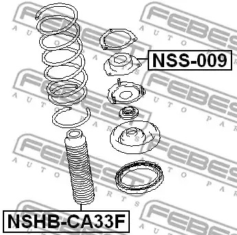 Защитный колпак / пыльник FEBEST NSHB-CA33F