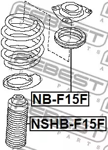 Защитный колпак / пыльник FEBEST NSHB-F15F