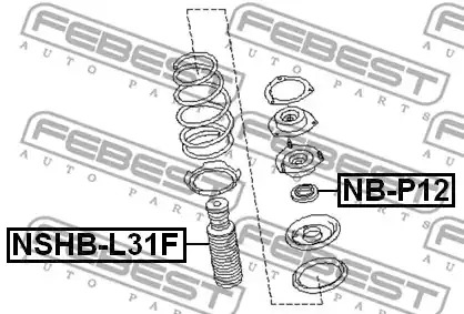 Защитный колпак / пыльник FEBEST NSHB-L31F