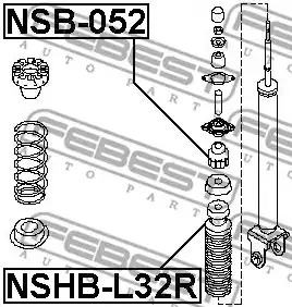 Защитный колпак / пыльник FEBEST NSHB-L32R