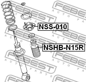 Защитный колпак / пыльник FEBEST NSHB-N15R